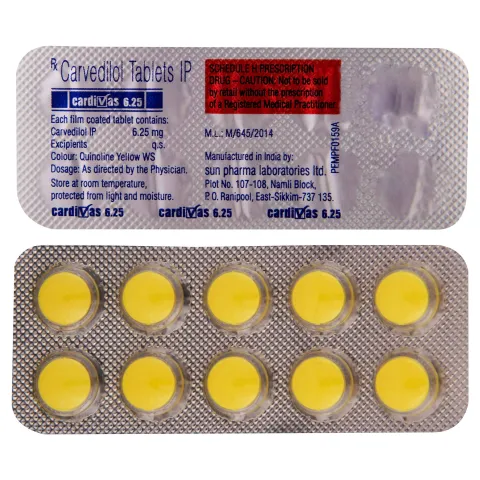 Cardivas 6.25 Tablet product image