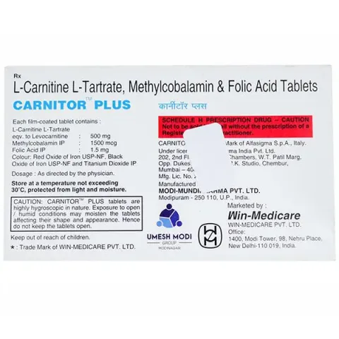 Carnitor Plus Tablet product image