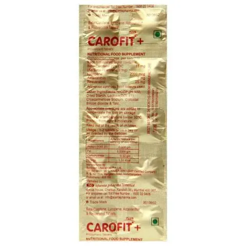 Carofit Plus Tab product image