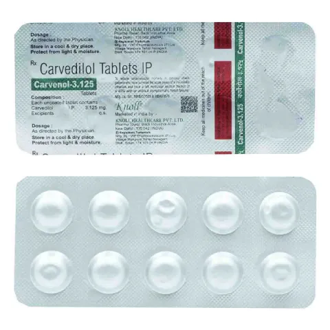 Carvenol 3.125mg Tablet product image
