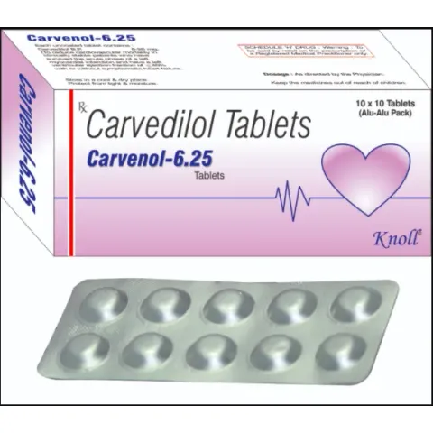 Carvenol 6.25mg Tablet product image