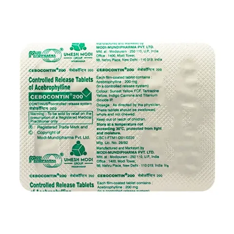 Cebocontin 200 Tablet product image