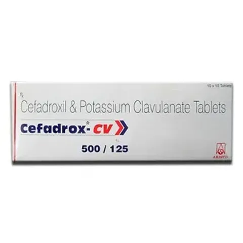 Cefadrox Cv 500/125 Tablet product image