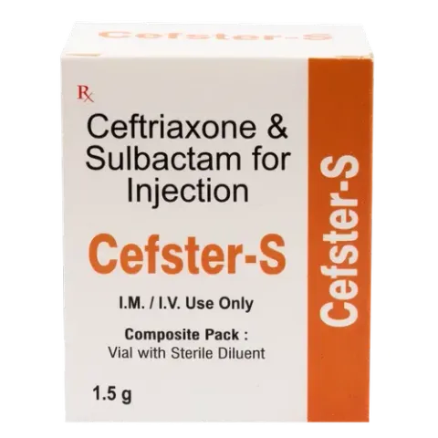 Cefster-s 1.5gm Injection product image