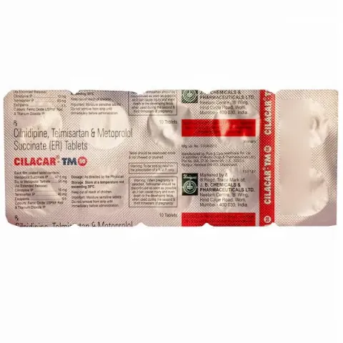 Cilacar Tm 50 Tablet product image