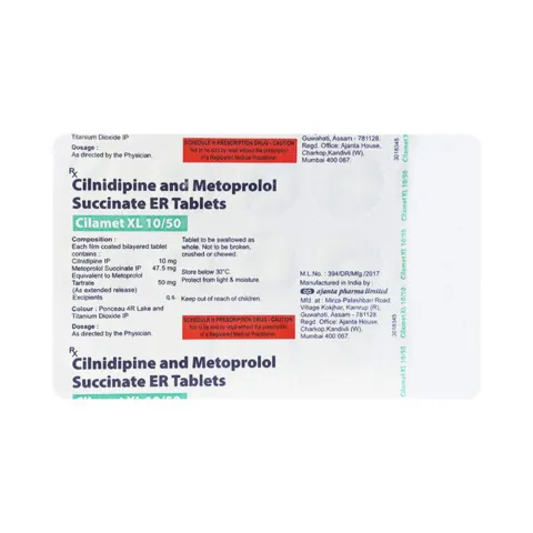 Cilamet Xl 10/50 Tablet product image