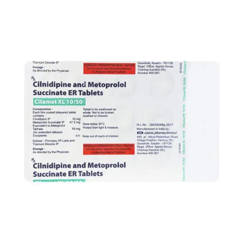 Cilamet Xl 10/50 Tablet product image