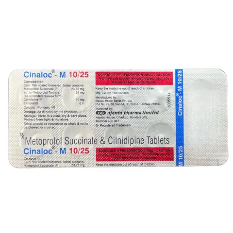 Cinaloc M 10/25 Tablet product image