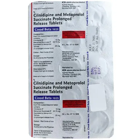Cinod Beta 10/25 Tablet product image