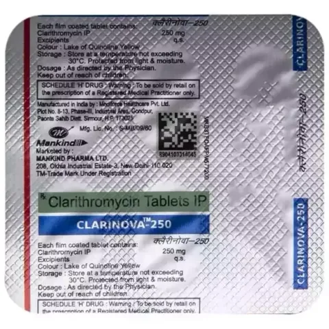 Clarinova 250 Tablet product image