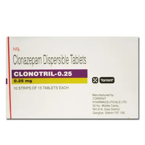 Clonotril 0.25 Tablet product image