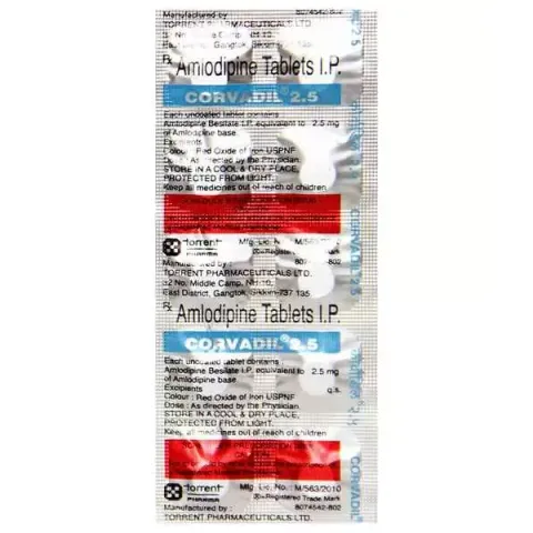 Corvadil 2.5 Tablet product image