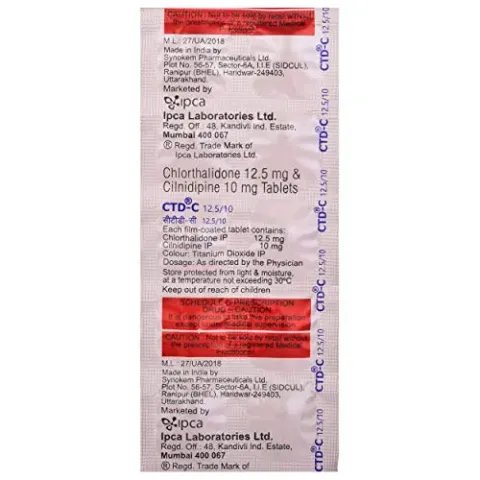 Ctd C 12.5/10 Tablet product image