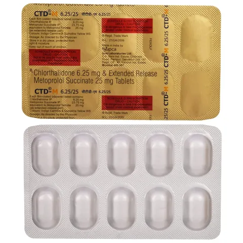 Ctd M 6.25/25 Tablet product image