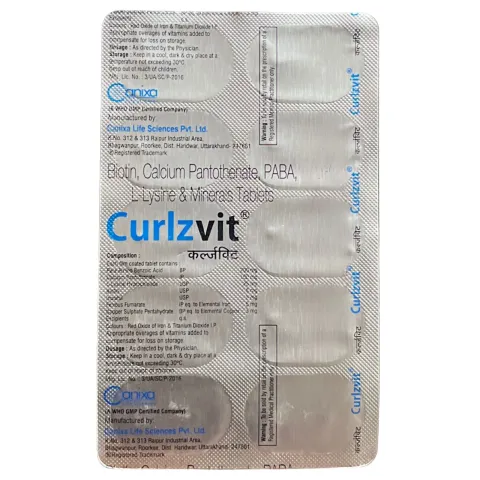 Curlzvit Tablet product image