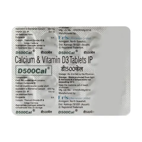 D 500 Cal Tablet product image