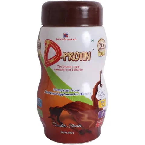 D Protin Powder Chocolate Flavour 500gm product image