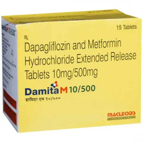Damita M 10/500 Tablet product image