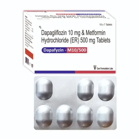 Dapafyzin M 10/500 Tablet product image