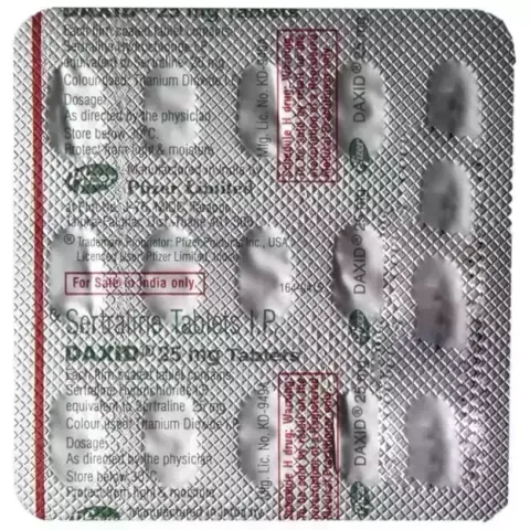 Daxid 25mg Tablet product image