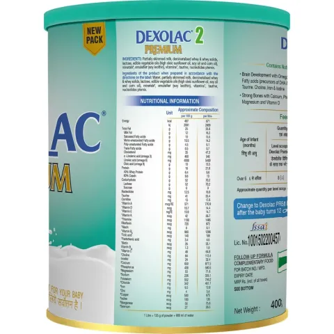 Dexolac Premium 2 Powder 400gm product image
