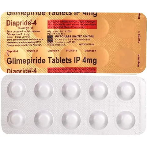 Diapride 4 Tablet product image