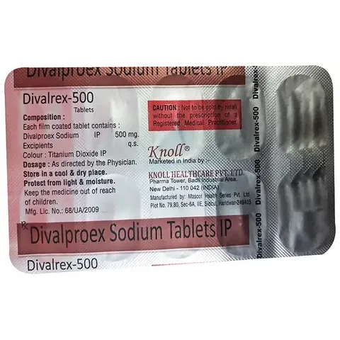 Divalrex 500 Tablet product image