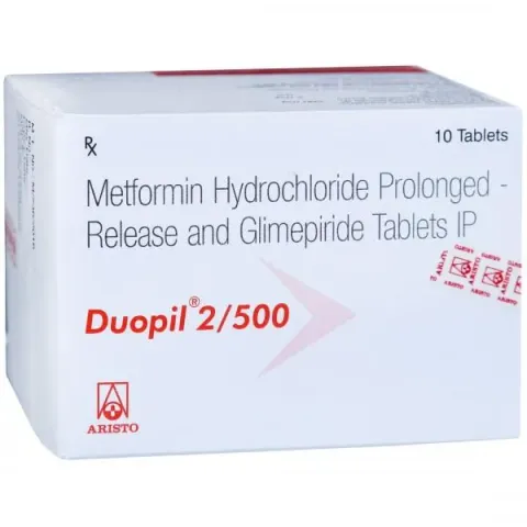 Duopil 2/500 Tablet product image