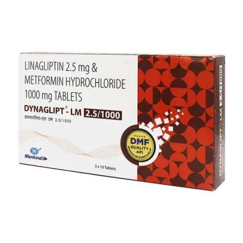 Dynaglipt Lm 2.5/1000 Tablet product image