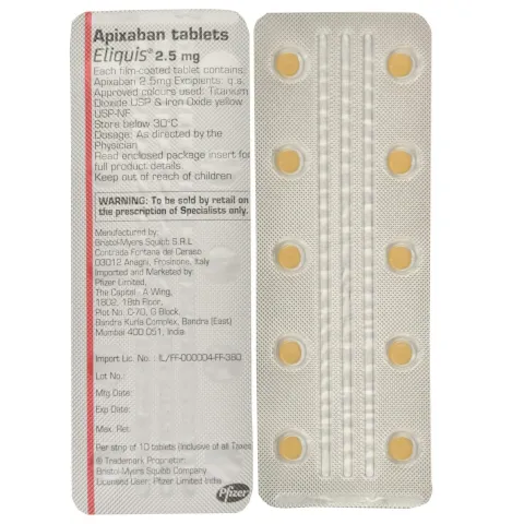 Eliquis 2.5 Tablet product image