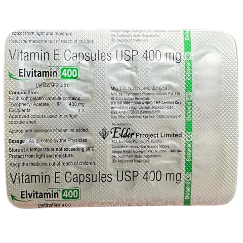 Elvitamin 400 Capsule product image