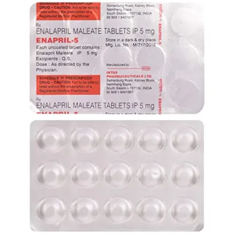 Enalapril 5 Tablet product image