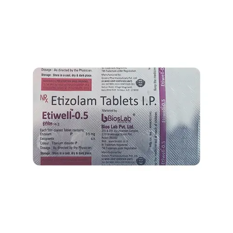 Etiwell 0.5 Tablet product image
