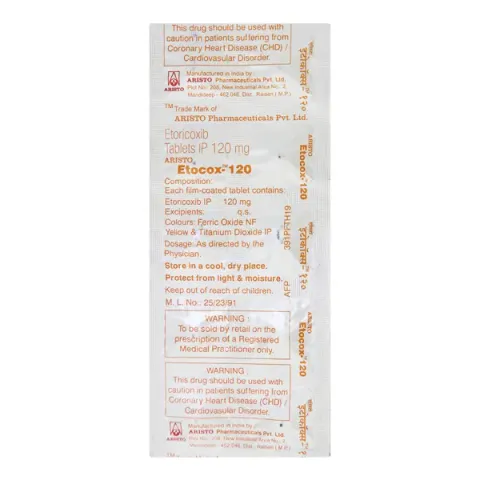 Etocox 120 Tablet product image