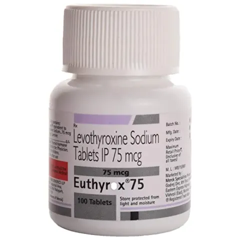 Euthyrox 75 Tablet product image