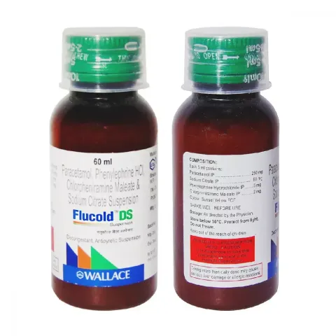 Flucold Ds Suspension 60ml product image