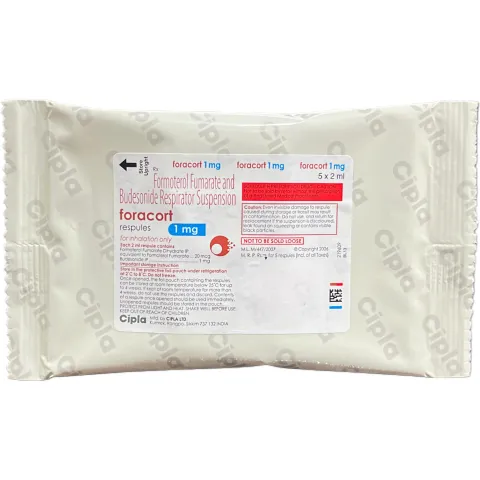 Foracort 1mg Respules 2ml X 5 product image