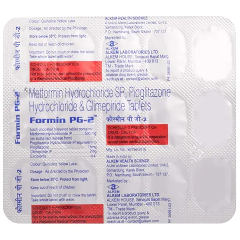 Formin Pg2 Forte Tablet product image