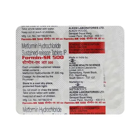 Formin Sr 500 Tablet product image