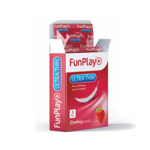 Funplay Ultrathin Strawberry 3 Pcs product image