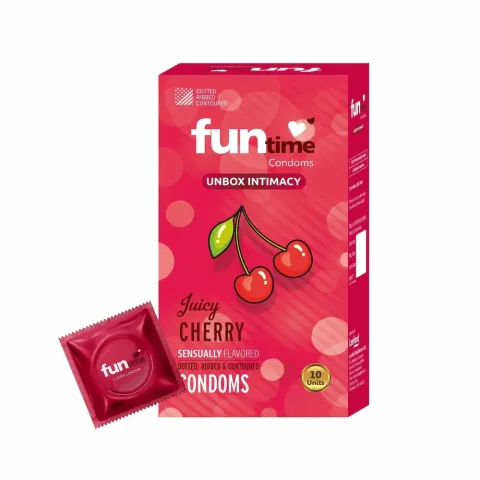 Funtime Condom Cherry 10pcs product image