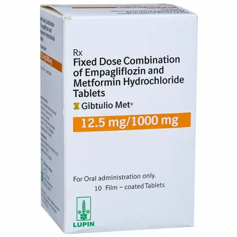 Gibtulio Met 12.5/1000 Tablet product image