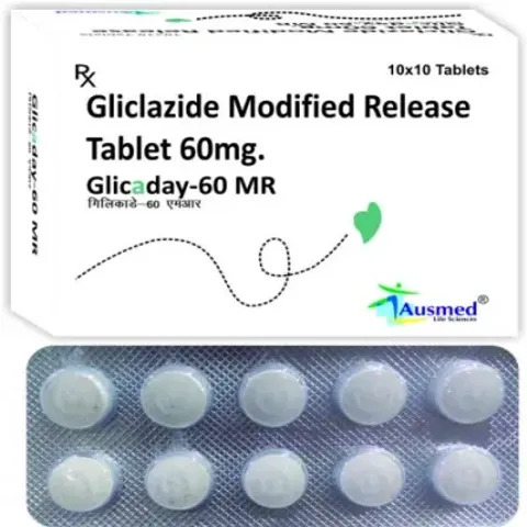 Glicaday 60 Mr Tablet product image