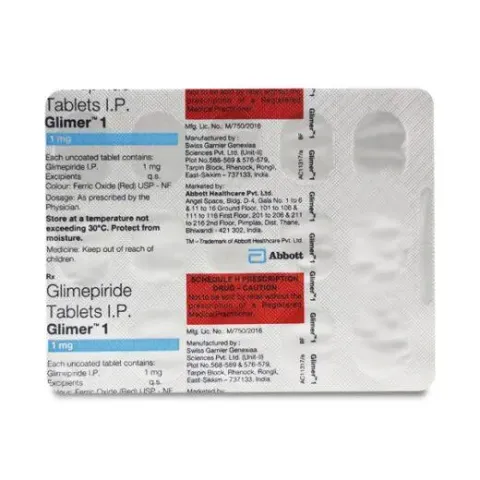 Glimer 1mg Tab product image