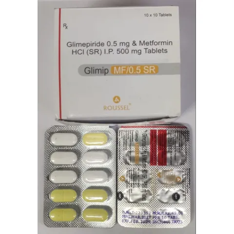Glimip Mf 0.5 Mg Tablet product image