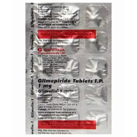 Glimulin 1 Tablet product image