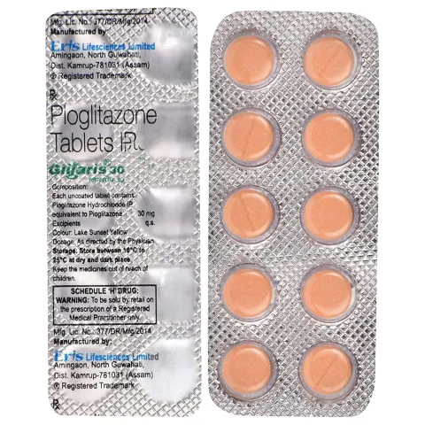 Glitaris 30 Tablet product image