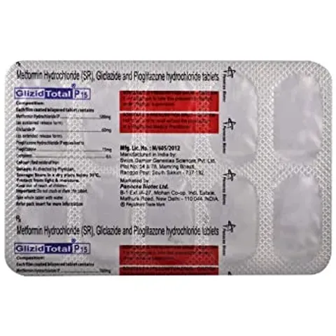 Glizid Total P 15 Tablet product image