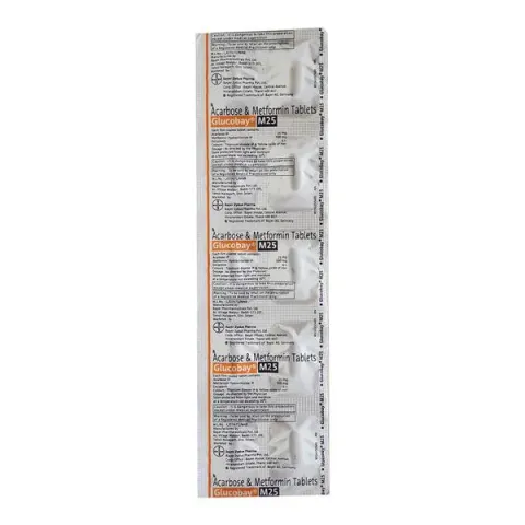 Glucobay 25 Tablet product image