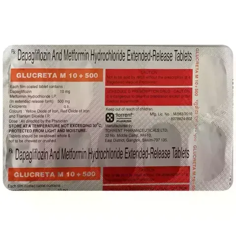 Glucreta M 10/500 Tablet product image